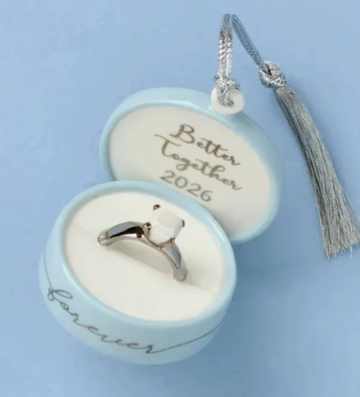 2026 Together Forever Ring Box Ornament